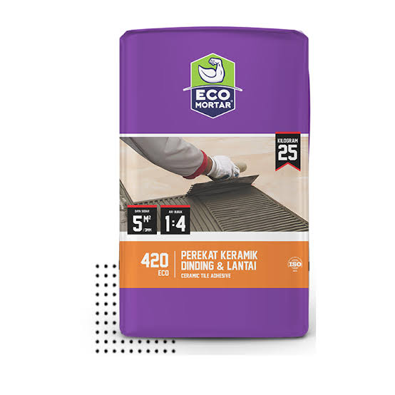 ECO MORTAR 420 @25 KG - SEMEN PEREKAT KERAMIK
